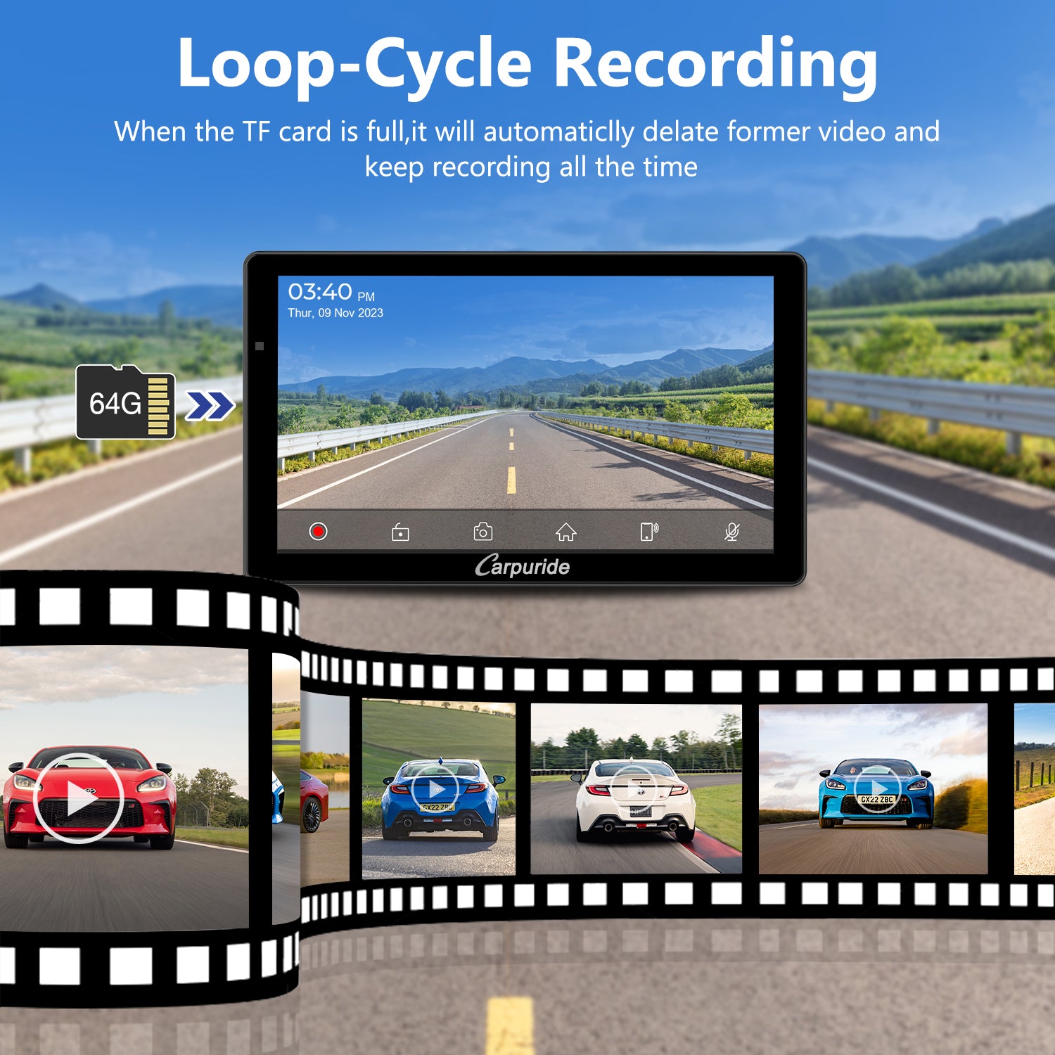 carpuride-car-smart-stereo-w703-7-zoll-carplay-display image 4