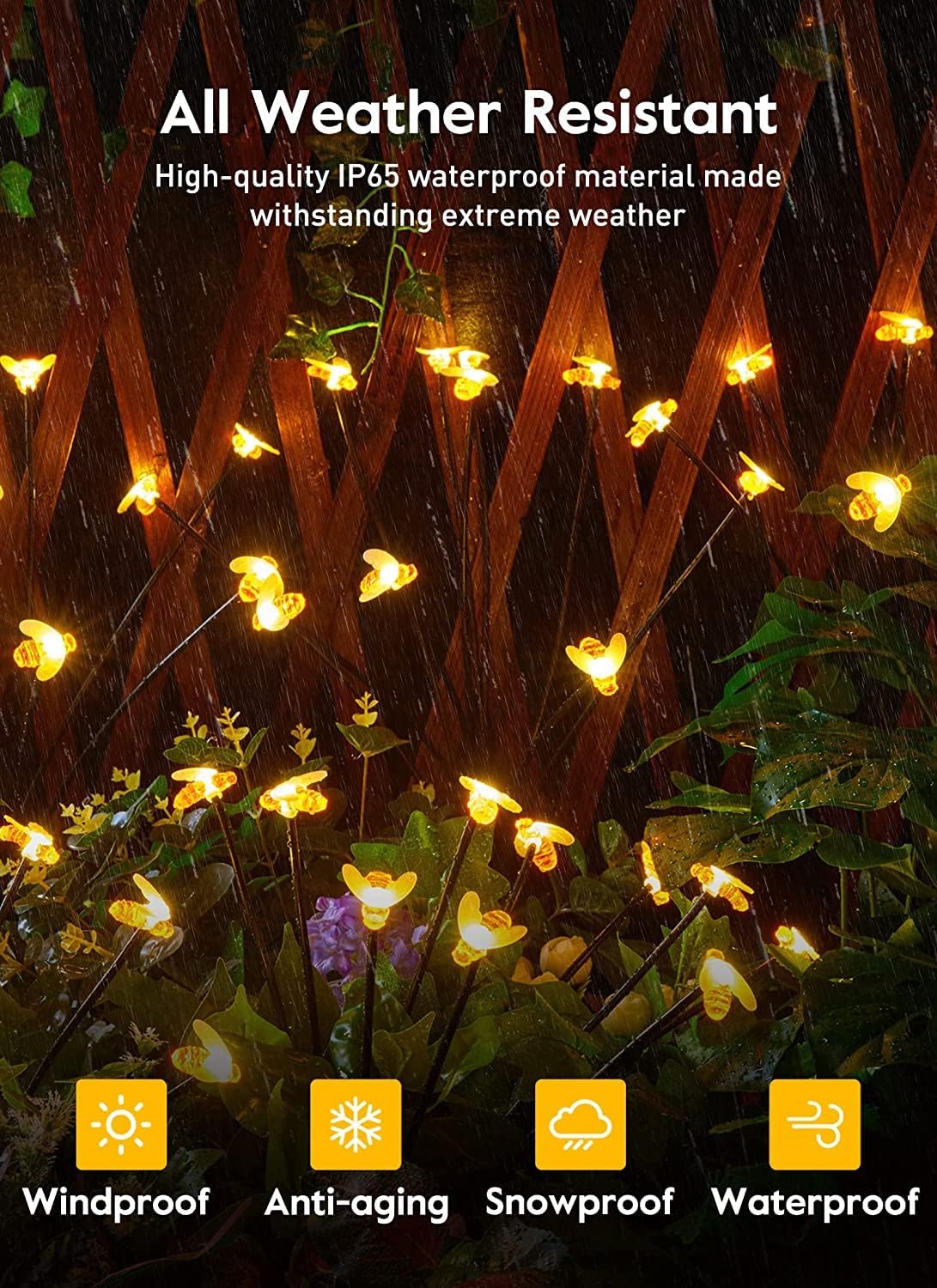 moman-firefly-solarleuchte-biene-4er-pack-8-led-wasserdicht image 4