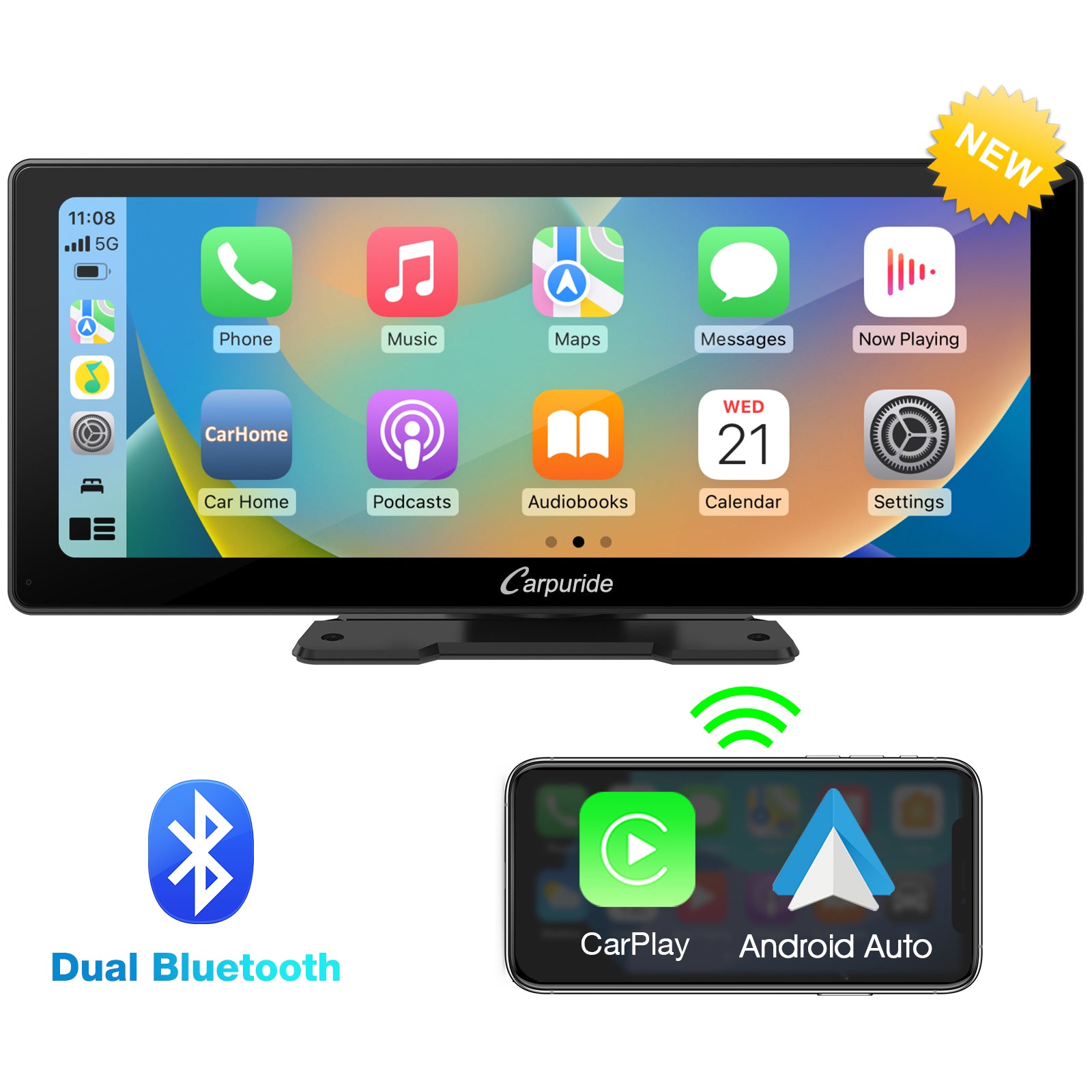 carpuride-car-smart-stereo-w103-pro-auto-display-10-3-zoll image 1