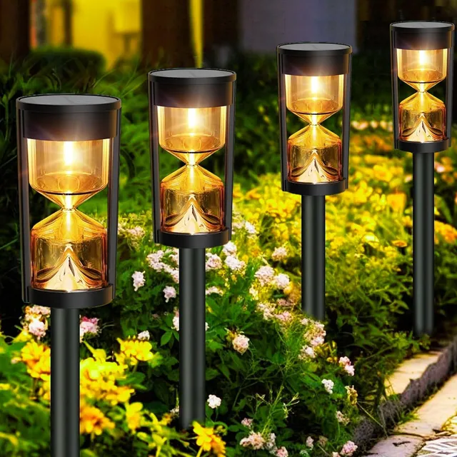 moman-solar-lights-sanduhr-solarleuchte-4er-warmwei-ip44 image 1