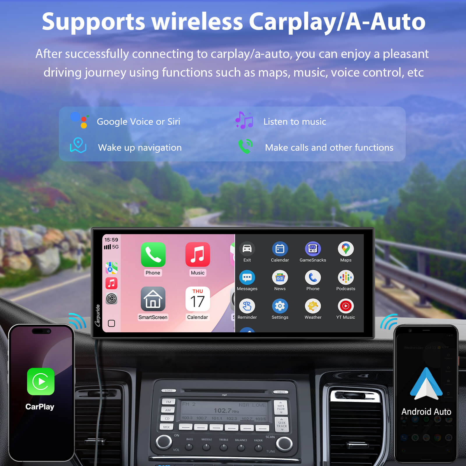 carpuride-w125p-car-smart-stereo-autoradio-11-26-zoll-android-10 image 4