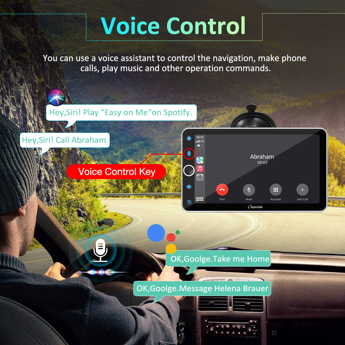 carpuride-car-smart-stereo-w706-autoradio-silber-7-zoll image 3
