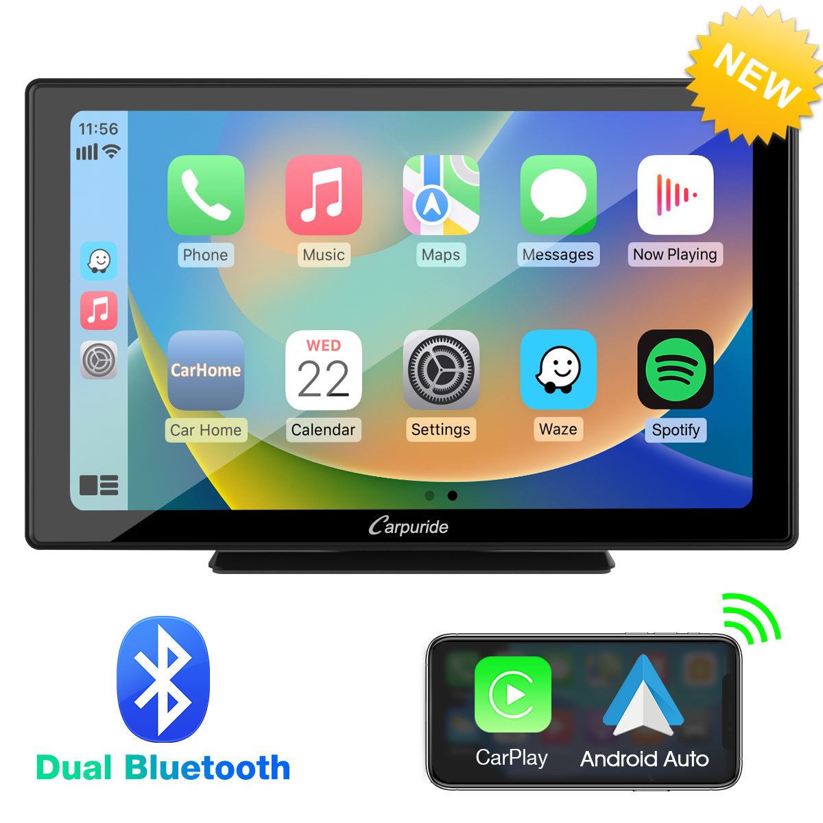 carpuride-car-smart-stereo-w901-pro-auto-display-9-zoll image 1