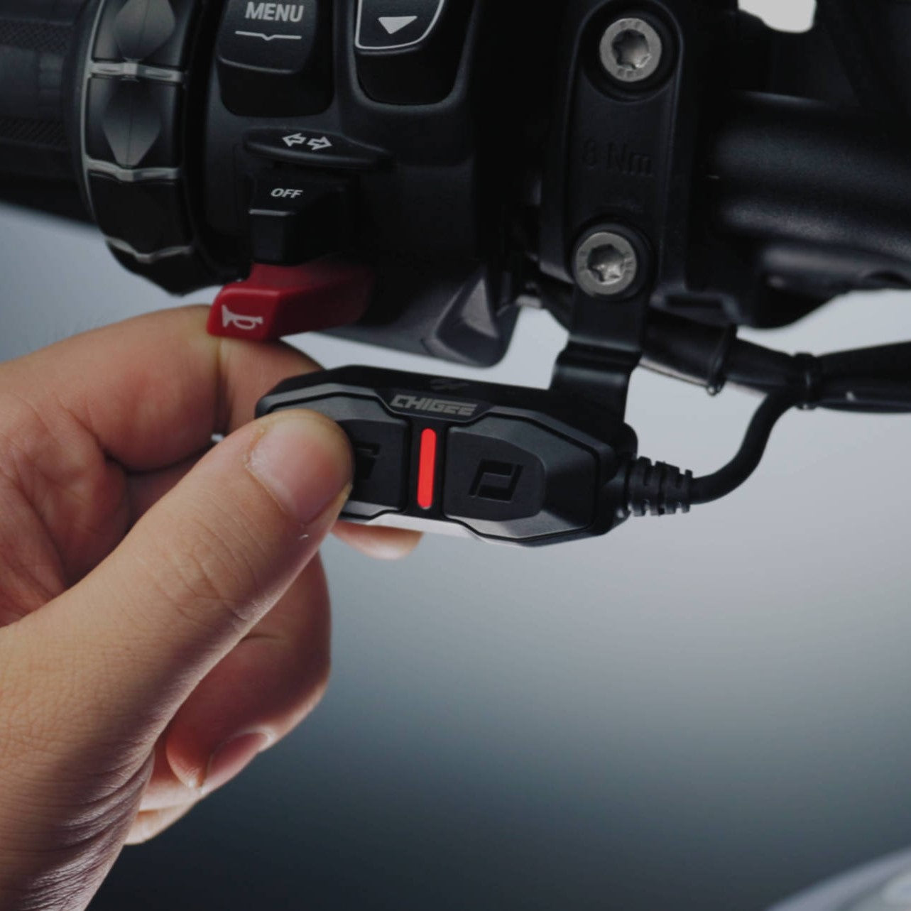chigee-xr-1-gps-lenker-controller-dashcam-kabelgebunden-ip69 image 2