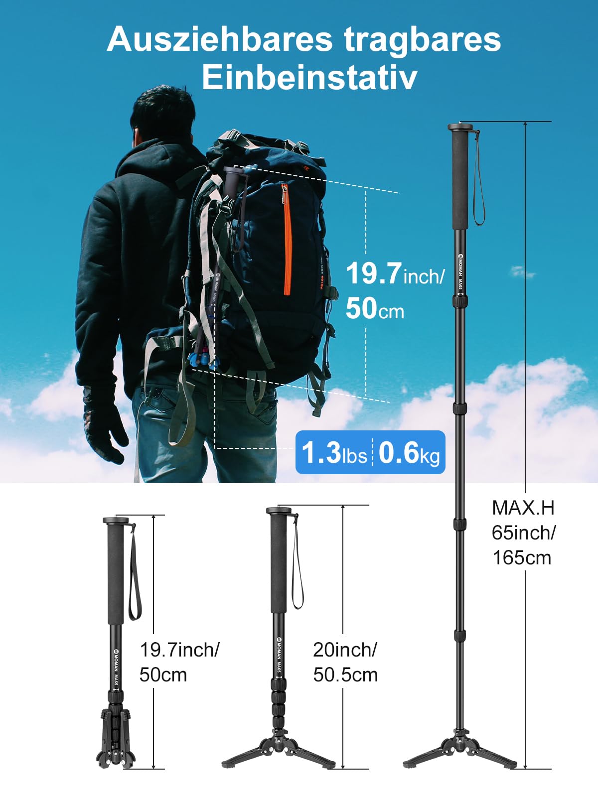 moman-tripods-einbeinstativ-165cm-aluminium-monopod-mit-fu image 2