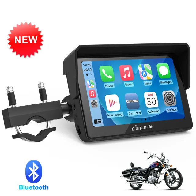 carpuride-w502-motorrad-stereo-carplay-5-zoll-ip67 image 1