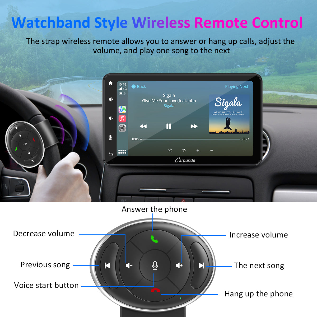 carpuride-w707-car-smart-stereo-autoradio-7-zoll-mit-lenkradsteuerung image 8