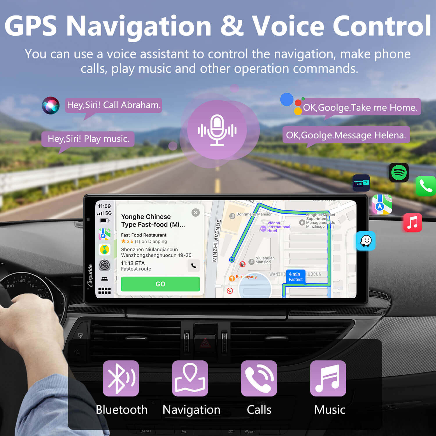 carpuride-w904-carplay-touchscreen-9-3-zoll-mit-dvr-4k image 3