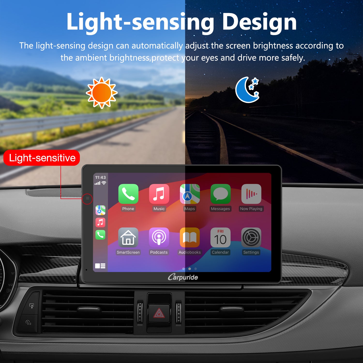 carpuride-car-smart-stereo-w703-7-zoll-carplay-display image 6
