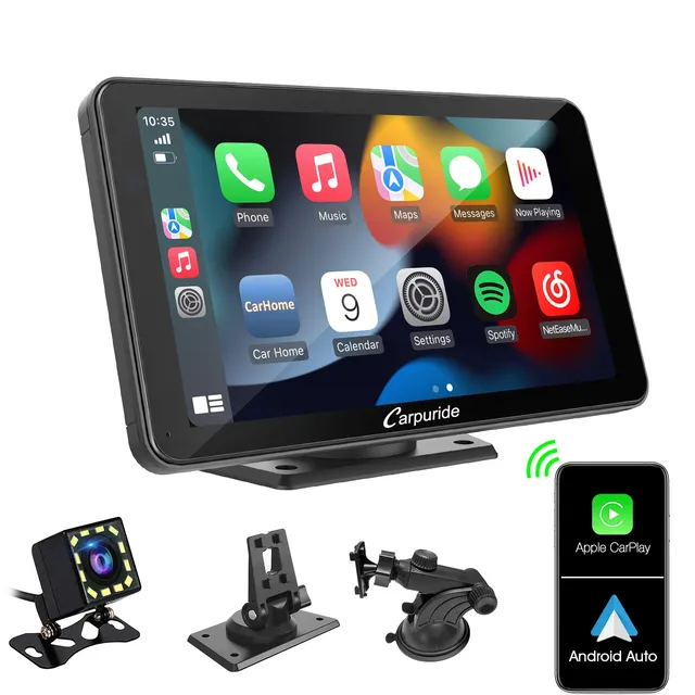 carpuride-autoradio-7-zoll-touchdisplay-mit-r-ckfahrkamera image 1