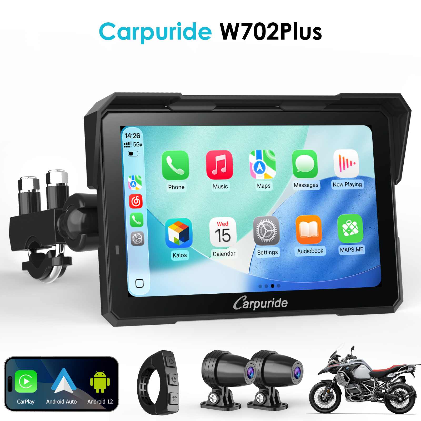 carpuride-w702-plus-7-zoll-motorrad-navi-carplay-gps image 1