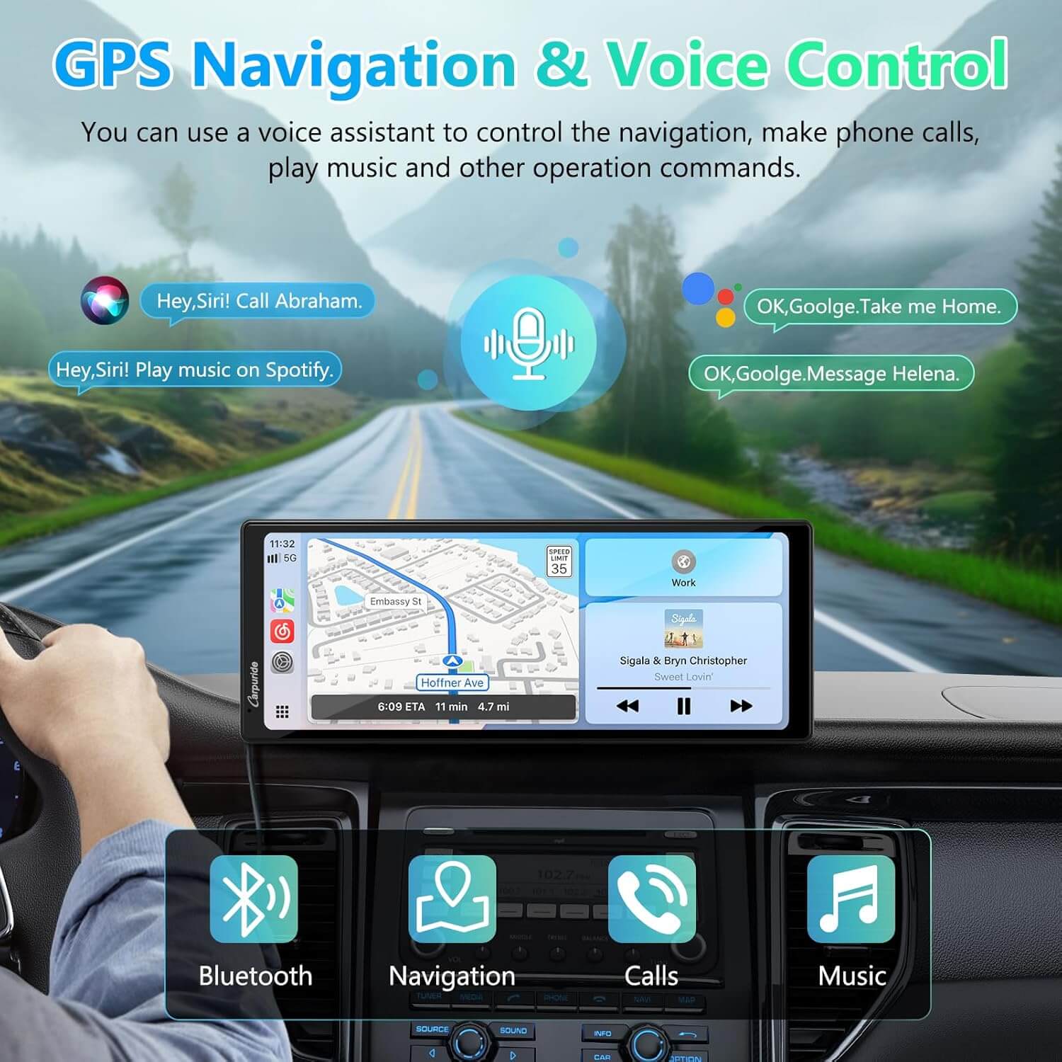carpuride-v92r-carplay-display-10-26-zoll-kamera-optional image 3