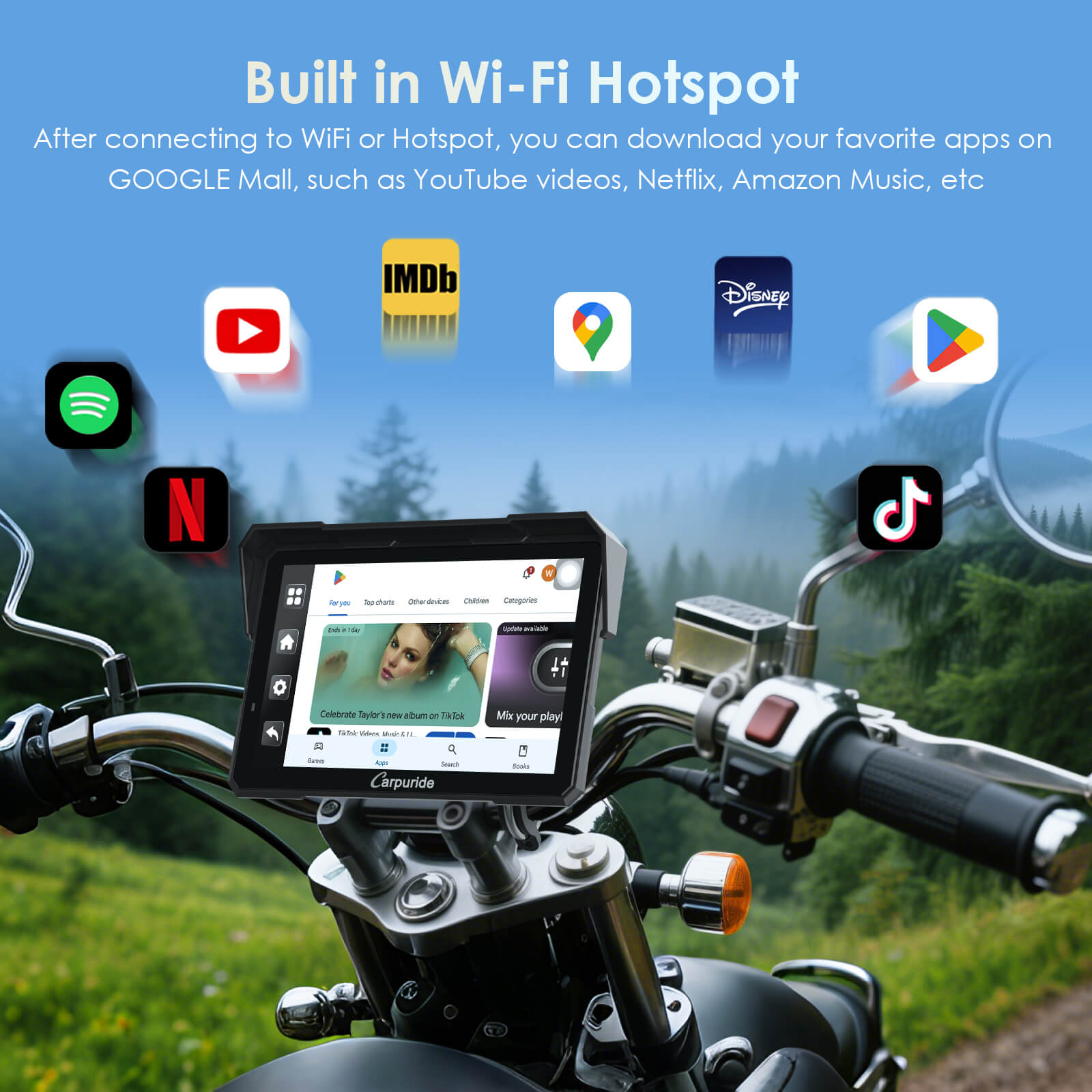carpuride-w702-plus-7-zoll-motorrad-navi-carplay-gps image 3