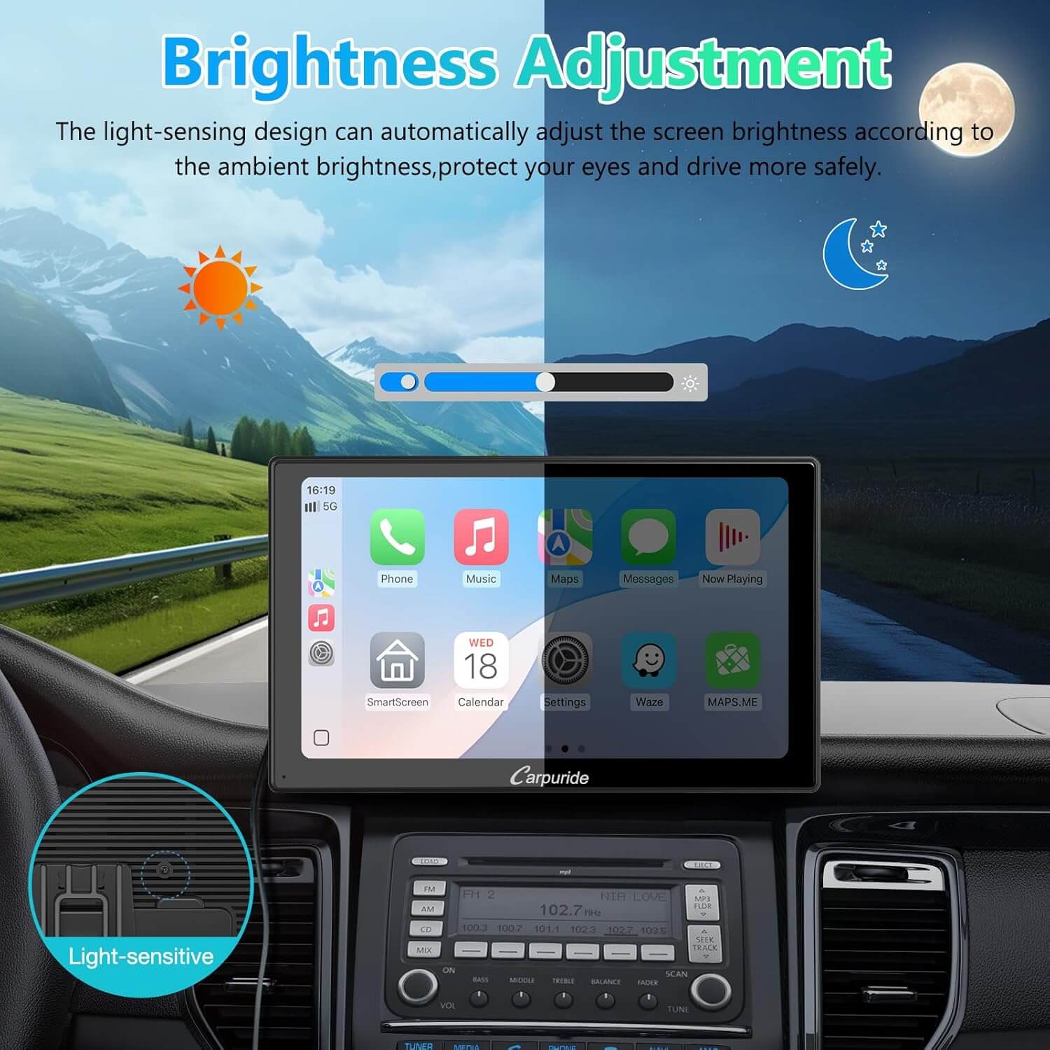 carpuride-car-smart-stereo-v9-autoradio-9-zoll-mit-carplay image 5