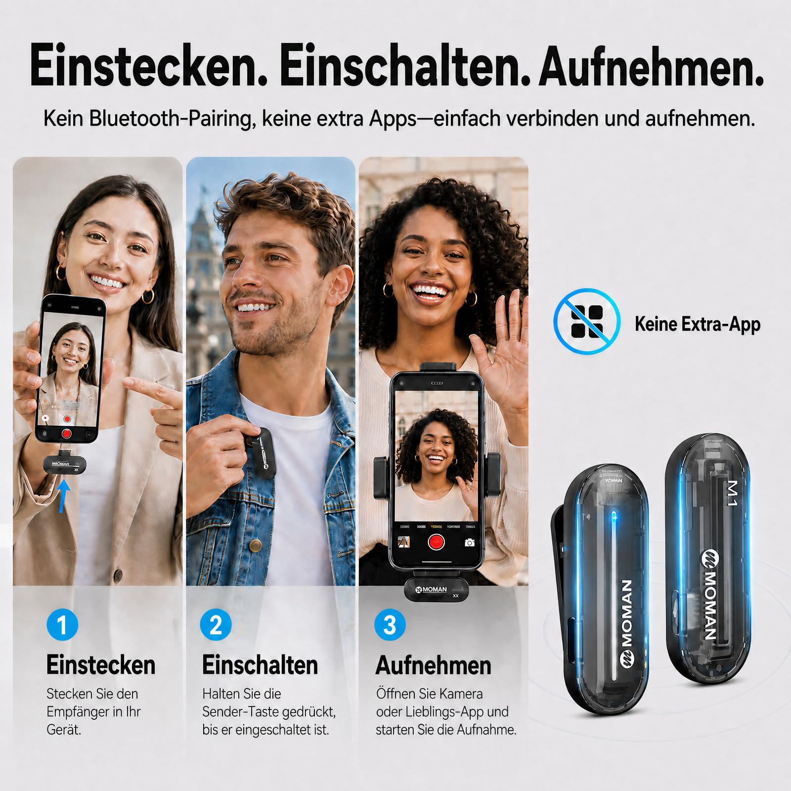 moman-m1cxl-funk-lavaliermikrofon-2tx-1rx-mit-rauschunterdr-ckung image 5