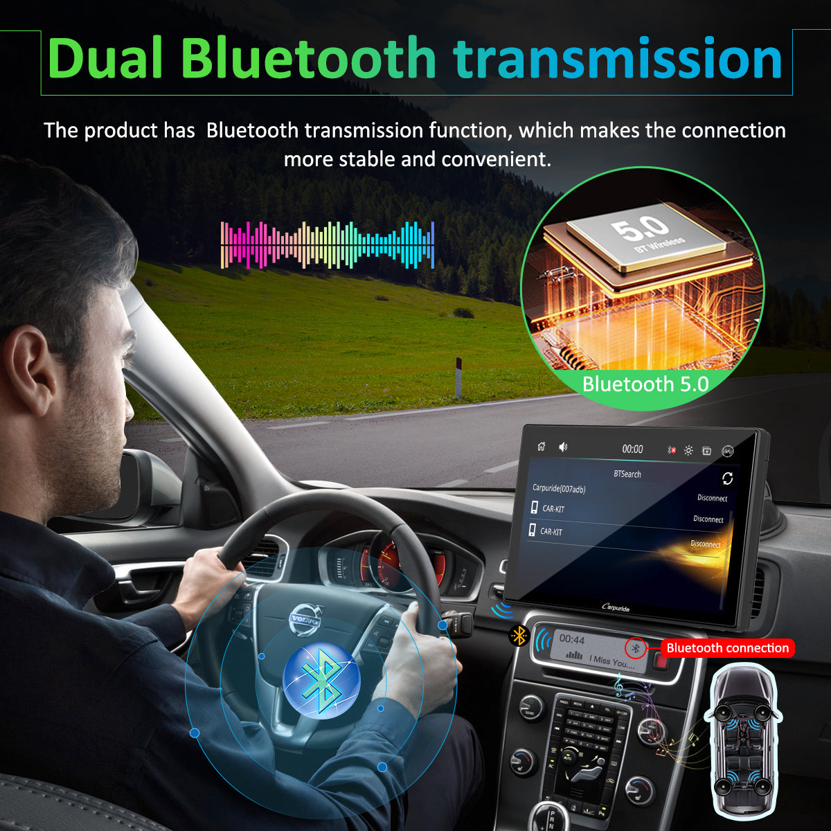 carpuride-car-smart-stereo-w901-pro-autoradio-9-zoll-lenkradsteuerung image 4