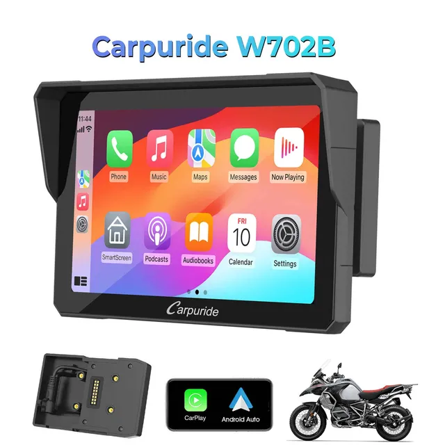 carpuride-motorcycle-smart-stereo-w702b-motorrad-display-7-zoll-bmw image 1
