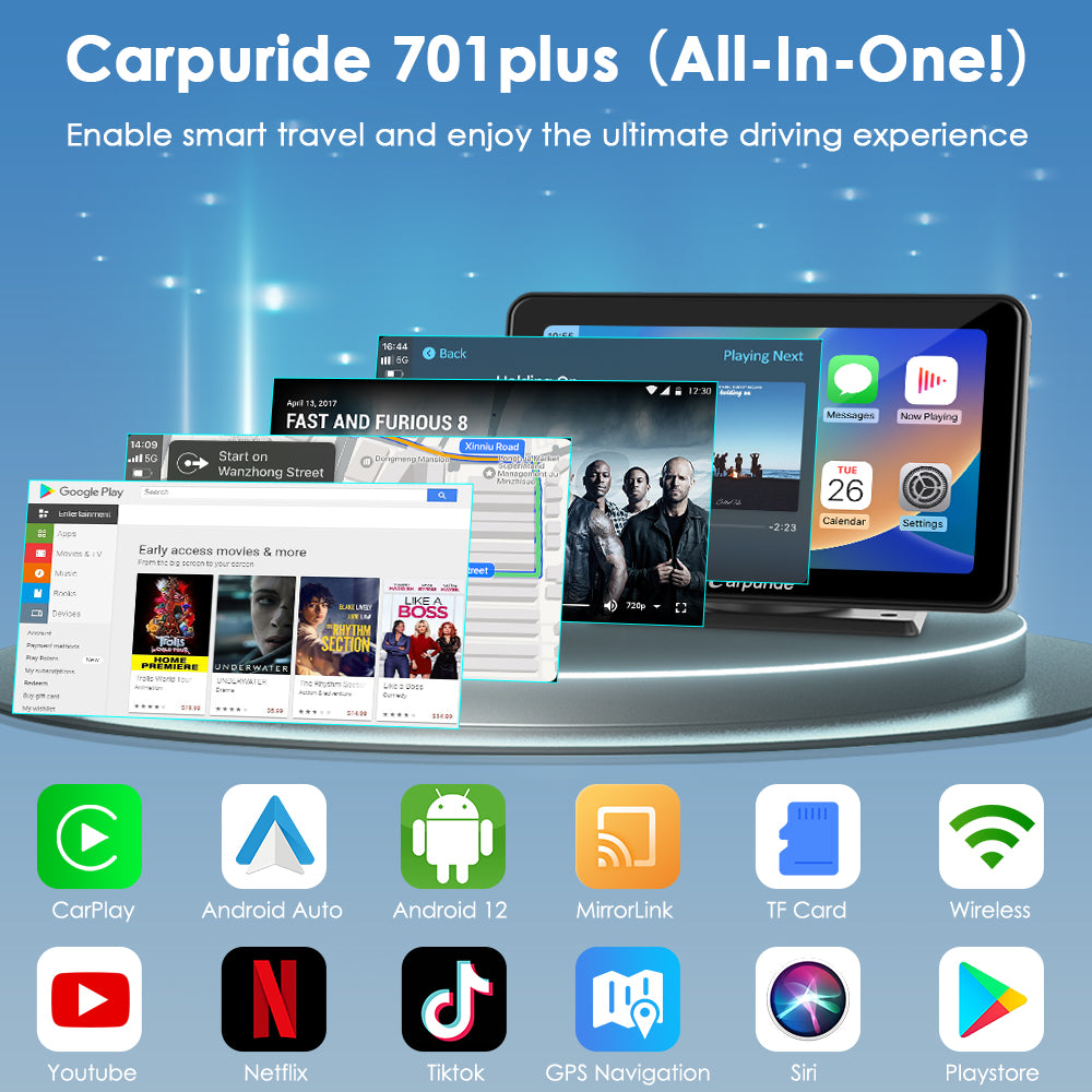 carpuride-w701-plus-car-smart-stereo-autoradio-7-zoll image 2