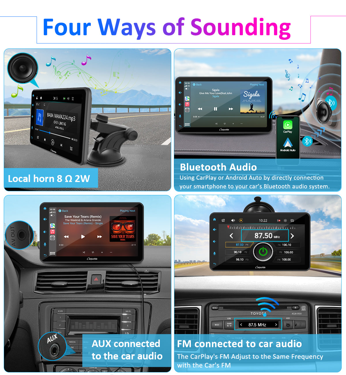 carpuride-w707-tragbares-autoradio-7-zoll-touchdisplay image 8