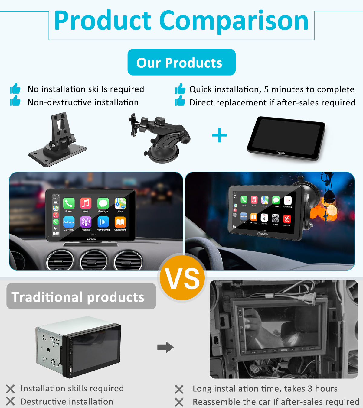 carpuride-w701-pro-carplay-display-7-zoll-r-ckkamera image 8