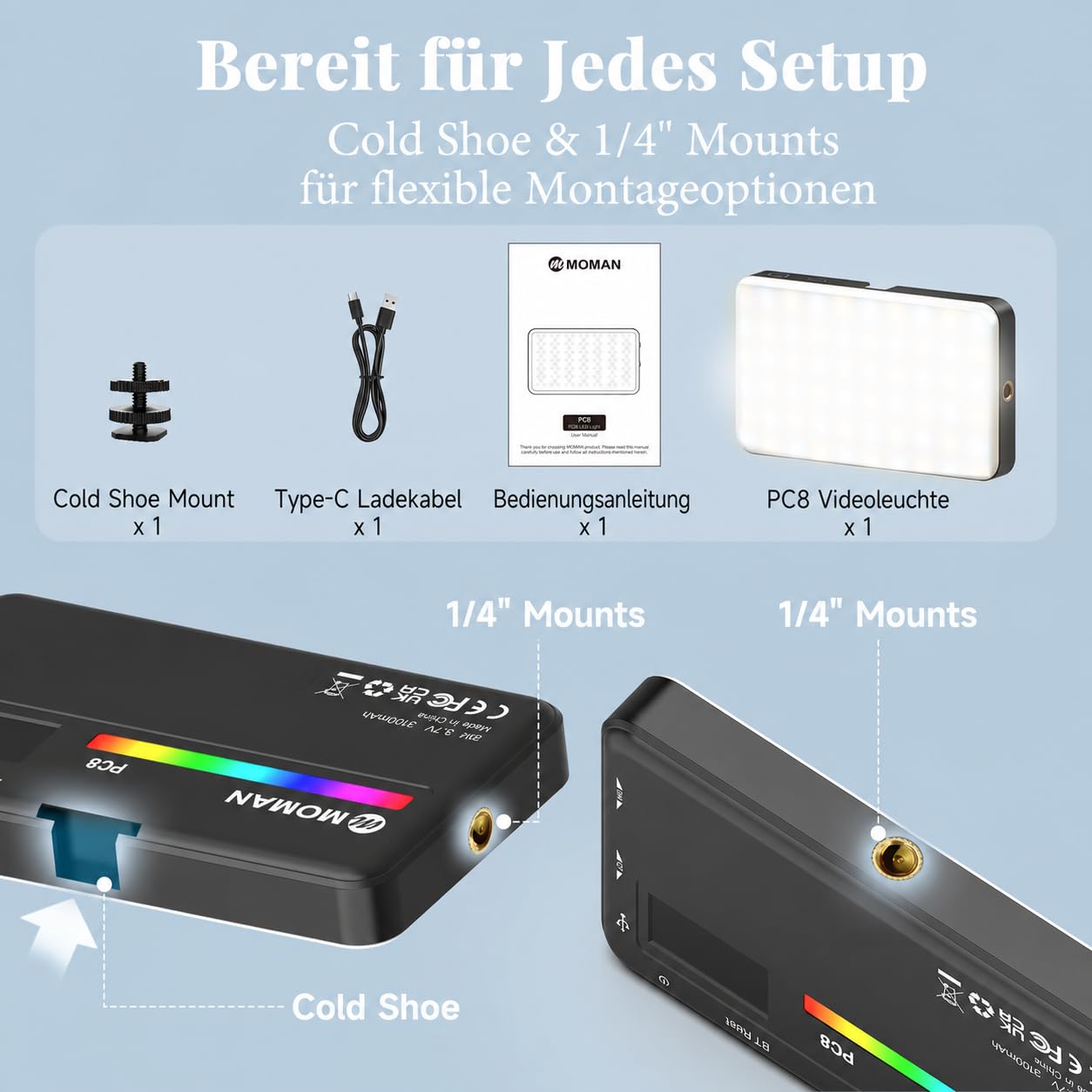 moman-pc8-rgb-videoleuchte-led-grau-2500k-8500k image 8
