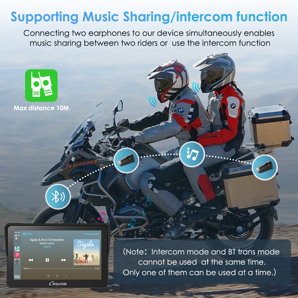 carpuride-w502-pro-motorcycle-smart-stereo-display-5-zoll-mit-tpms image 6
