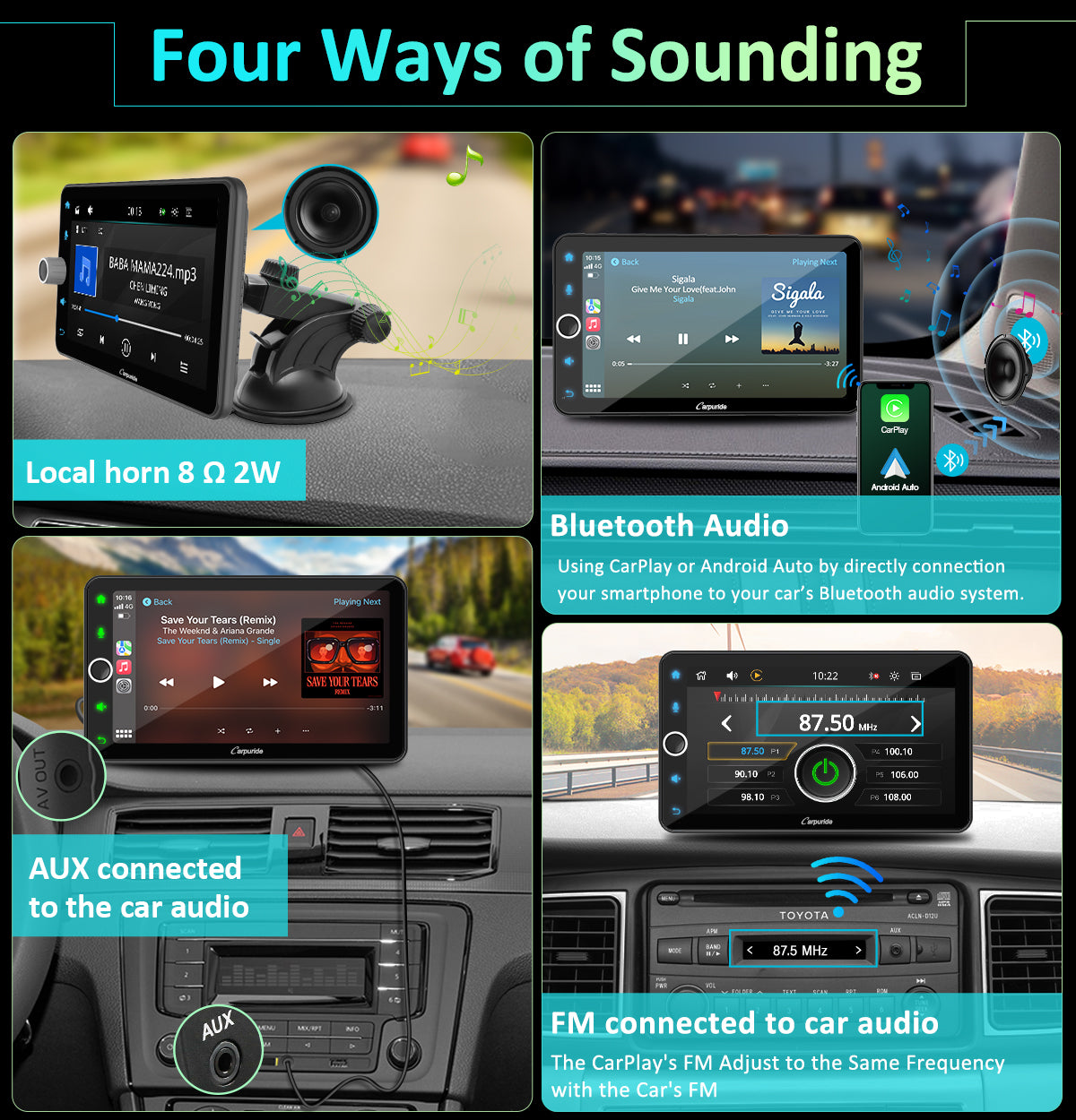 carpuride-w706-car-smart-stereo-7-zoll-autoradio-navigation image 5