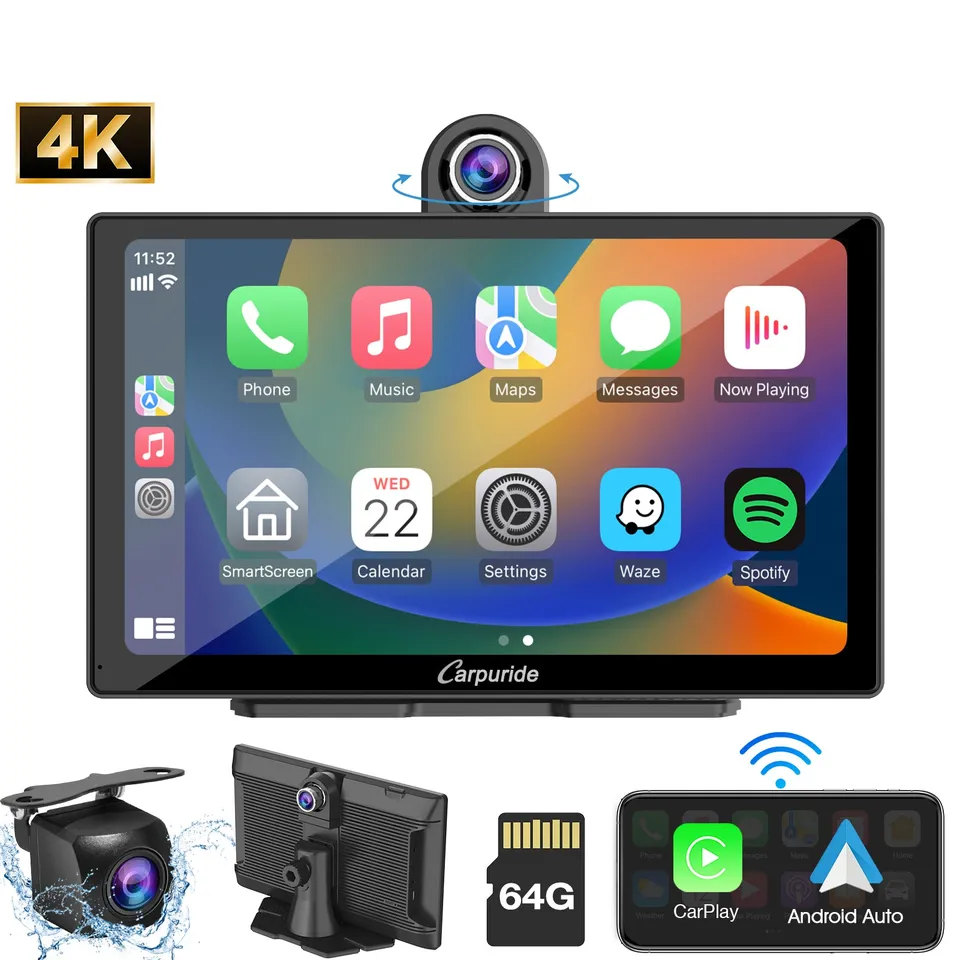 carpuride-car-smart-stereo-w905-autoradio-9-zoll-mit-dashcam image 1