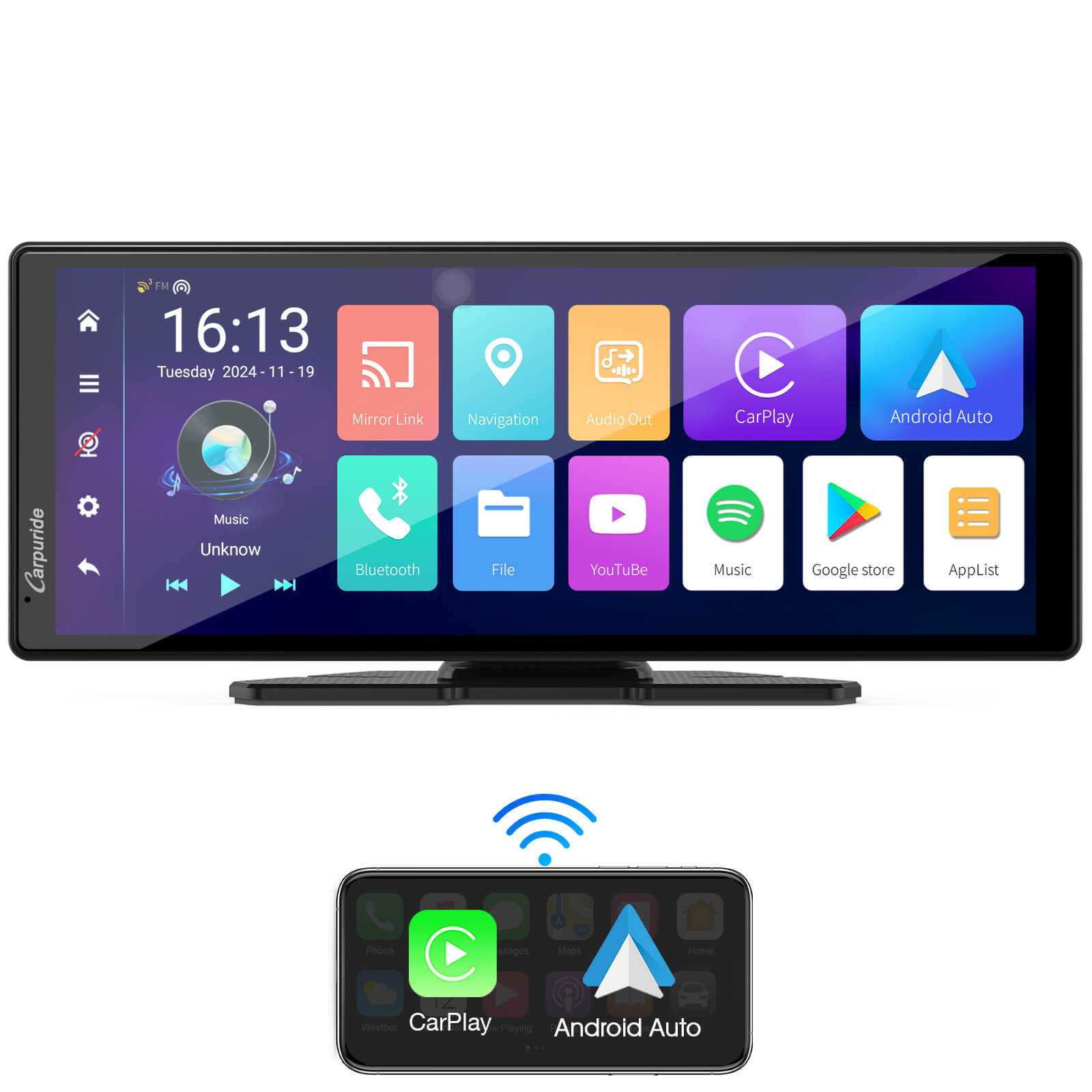 carpuride-903-plus-autoradio-9-3-zoll-gps-antenne-apps image 1