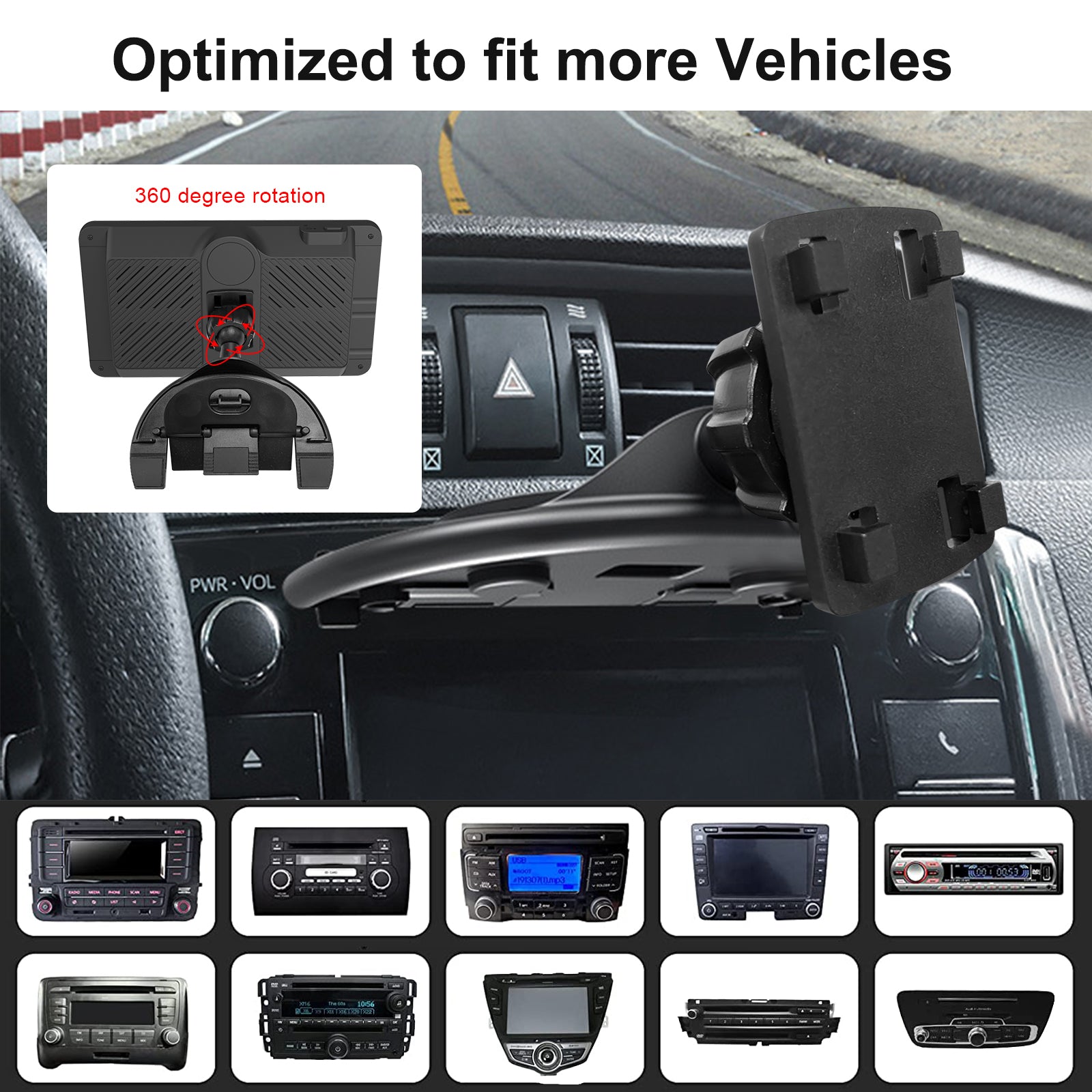 carpuride-cd-slot-halterung-mounting-bracket-auto image 4