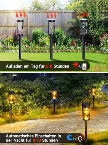 moman-solar-lights-sanduhr-solarleuchte-4er-warmwei-ip44 image 8